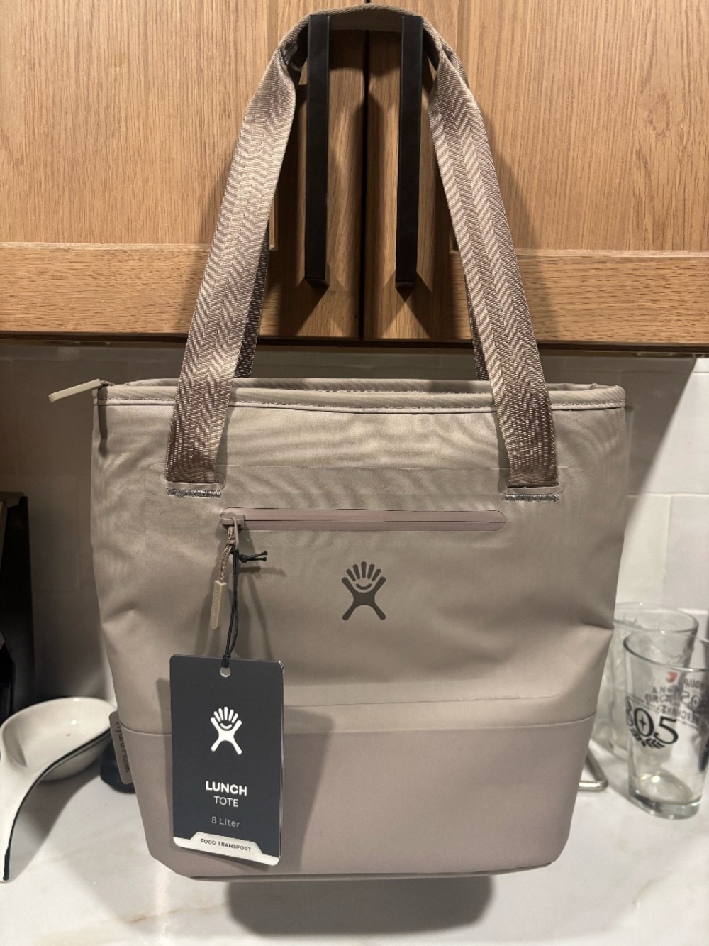 Hydro Flask Lunch Tote Cooler Bag 8L Mushroom (Grey) Insulated Lunch Bag NWT